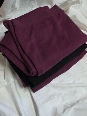 Bunlde Of 3 women's sweatpants with pockets Fleece Lined straight Leg